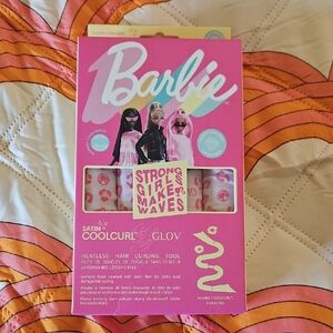 Barbie Pink and White Satin Hair Curling Tool